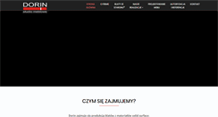 Desktop Screenshot of dorin.com.pl