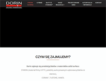 Tablet Screenshot of dorin.com.pl